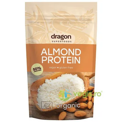 Pudra Proteica din Migdale fara Gluten Ecologica/Bio 200g