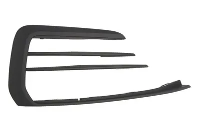 Grila bara fata potrivit VW GOLF ALLTRACK 7, GOLF SPORTSVAN 7, GOLF 7 2014-2019 - exterior/fata dreapta (GTI, plastic, negru)