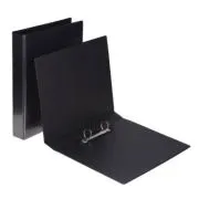 Caiet mecanic A4 Nr. 501, coperta carton plastifiat, negru, 2 inele, eticheta pe cotor