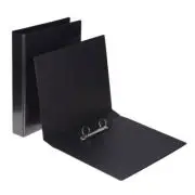 Caiet mecanic A4 Nr. 501, coperta carton plastifiat, negru, 2 inele, eticheta pe cotor