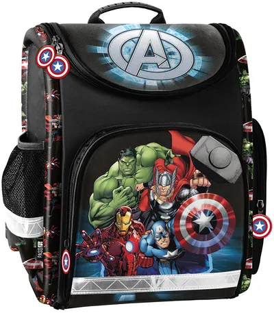Ghiozdan dur ergonomic Paso Avengers - Cu 1 compartiment