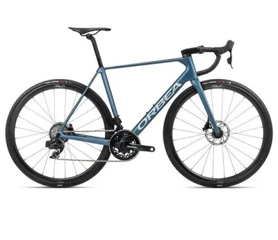 ORCA M21eTEAM PWR Slate Blue-Halo Silver (Matt) - bicicletă șosea racing