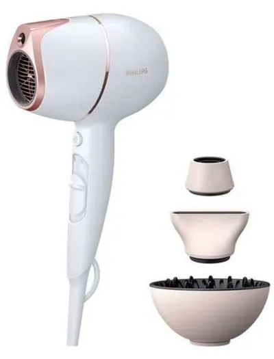 Uscător de păr Philips - BHD628/00, 1800W, alb