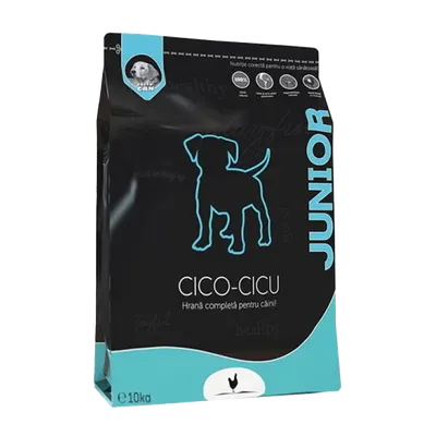 Extru-Can, Cico Cicu, hrana uscata pentru caini junior, 10 kg