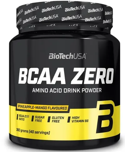 BCAA Zero, ananas și mango, 360 g, BioTech USA
