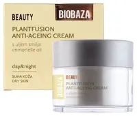 Biobaza Beauty Crema anti-age pentru față cu acid hialuronic și floare de colț, 50 ml