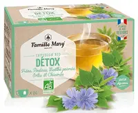 Ceai detoxifiant, 20 plicuri, Famille Mary