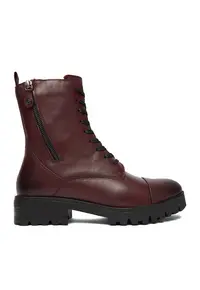 Ghete dama CEO-WI23-DAGA-02 - Piele naturala - Visiniu