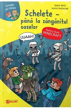 Minecraft: Schelete. Pana la zanganitul oaselor!