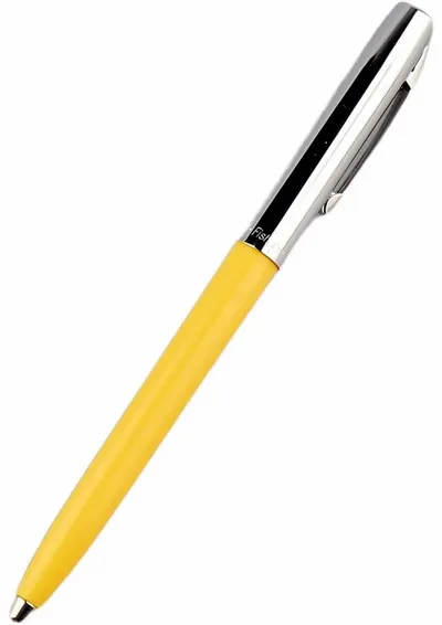 Pix Fisher Space Pen Cap-O-Matic - 775 Chrome, galben și argintiu