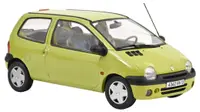 Model de colecționar NOREV Modern: Mașini - Renault Twingo 1998 Anis Yellow