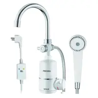 Robinet electrica cada pentru incalzit apa (instant apa calda) Freddo SN-0050, cu para de dus si furtun, 3000 W, 220-240 V, 60°C temperatura maxima, 0.5 Mpa presiune apa Engros