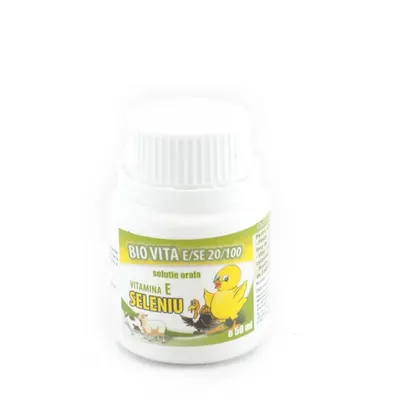 Supliment hrana animale de ferma, Bio-Vita E/Se, 50 ml