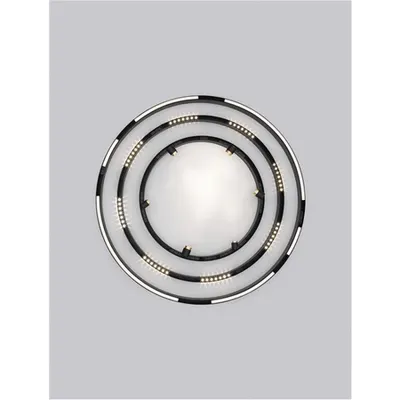 Sistem iluminat pe sina BREDA MAGNETIC Nisipiu Negru Aluminiu Circle For Surface Mounted