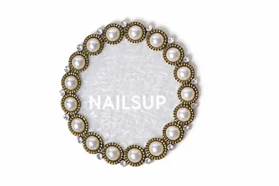Paletă Pictură NAILSUP Pearl Bronze pentru Nail Art, Manichiură și Amestec Culori