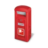 Empty Pitic Smart-K Firenip56 On Turret 340x810x260mm Uni45 - 20m Red