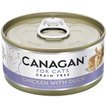 Canagan Cat, Pui si Rata, 75 g