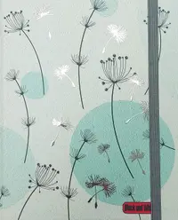 Caiet Black&White Dandelion - B5, 100 Coli, rânduri largi