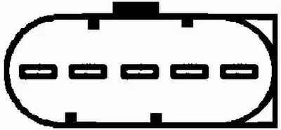 Debitmetru Aer (5 Pini, Modul) Potrivit Audi A3, A4 B5, A4 B6, A6 C5, Tt; Bmw Seria 3 (e46); Seat Alhambra, Ibiza Iii, Leon, Toledo Ii; Skoda Fabia I, Fabia I Praktik, Octavia I; Vw Bora 1.4d-2.0 01.9
