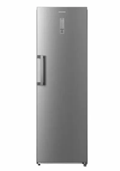 Congelator HEINNER HFF-M272NFCXE++, 272 l, Clasa E, Super Congeelare, Alarma usa deschisa, Lumina LED, Convertibil frigider/congelator, H 185 cm (Inox)