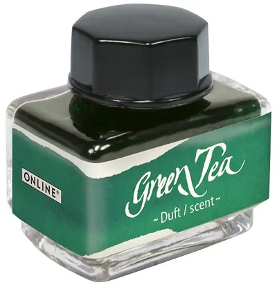 Cerneală parfumată Online - Green Tea, verde, 15 ml