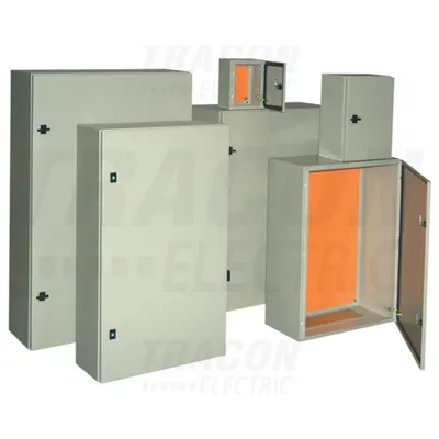 Cutie metalica de distributie, otel, gri TFE1008025 H×W×D=1000×800×250mm, IP55