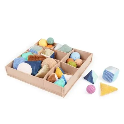 Set senzorial STEM cu 27 piese tactile, Guidecraft
