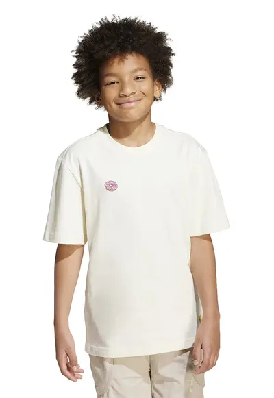 Tricou cu imprimeu Simpsons - Roz pastel/Crem