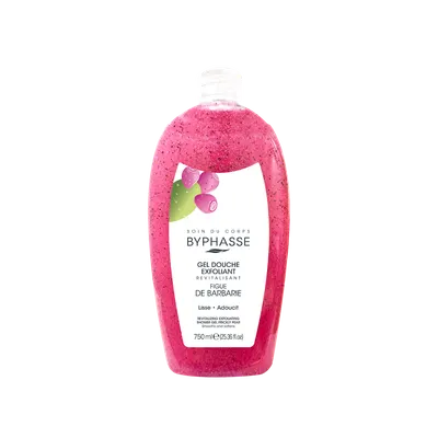 Gel de dus exfoliant cu Cactus, 750ml, Byphasse