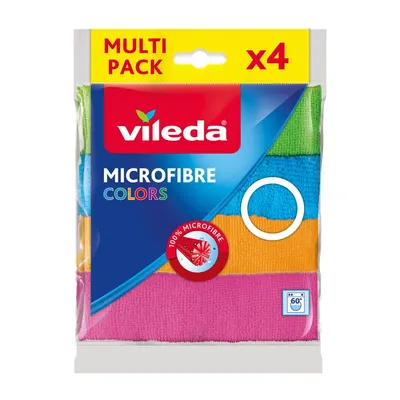 Lavete 4 buc. din microfibră Colors – Vileda
