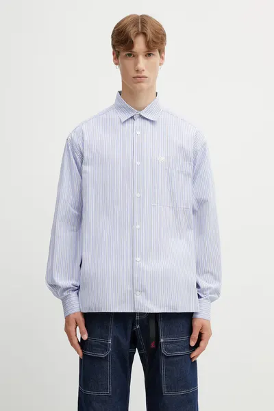 Filling Pieces cămașă pentru bărbați din bumbac Pinstripe