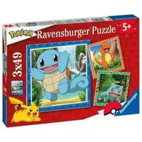 Ravensburger - Puzzle personaje Pokemon 3x49 piese