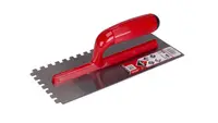 Gletiera dintata cu maner plastic 28cm, 8x8mm - RUBI-25905