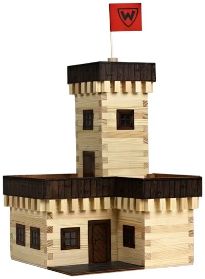 Model asamblabil din lemn Walachia - Castelul de vară