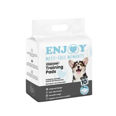 Covorase absorbante pentru caini Enjoy Charcoal Pads 60X60 cm