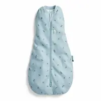 Sistem de infasat si sac de dormit, ErgoPouch, 2 in 1, 6-12 luni, 8-10 kg, TOG 0.2, Bumbac organic, Fermoar bidirectional, Transformabil, Lavabil la masina, Certificat non-toxic, Premiat in Australia, Libelule, Albastru