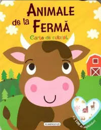 Animale de la fermă. Carte de colorat cu 100 de abțibilduri - Paperback brosat - ***