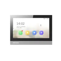 Videointerfon de interior IP Hikvision DS-KH8380-WTE1, ingropat, 7-inch, slot card, PoE