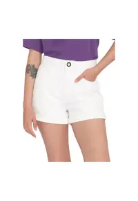 Pantaloni scurti sport - bumbac - alb - W27