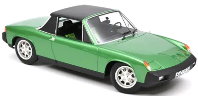 Model de colecție NOREV Modern: Mașini - Volkswagen-Porsche 914 2.0 (1975) (Green metallic)