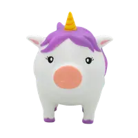 Pusculita - Biggys - Unicorn Piggy Bank - White