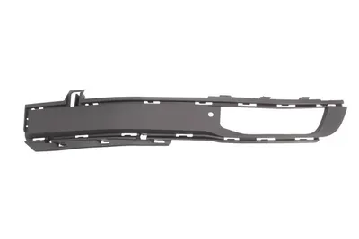 Capac bara fata Stanga Inferior, cu locas lampa ceata, plastic, negru potrivit VW MULTIVAN T6, TRANSPORTER T6, TRANSPORTER T6 / CARAVELLE T6 dupa