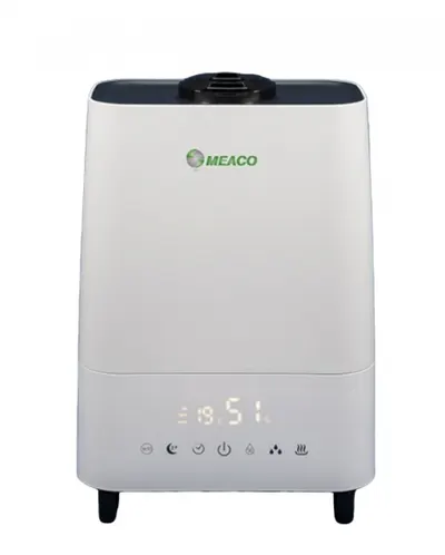 Umidificator si purificator MeacoMIST DELUXE 2020, Filtru HEPA si Carbune, Lampa UV-C, Ionizare, Difuzor aroma, Timer
