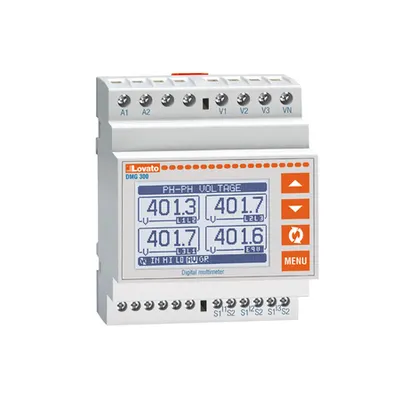 Modular Lcd Multimeter, Expandable, Graphic 128x80 Pixel Lcd, Harmonic Analysis, Auxiliary Supply 100-240vac/110-250vdc. Multilanguage: English, Czech, Polish, German and Russian