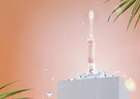 Periuta de dinti electrica pentru copii, Neno Fratelli Pink, peste 6 ani
