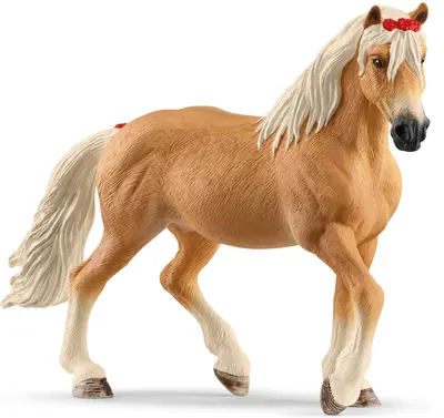 Figurină Schleich Horse Club - Haflinger, iapă cu flori