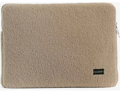 Husă pentru laptop Bombata - Teddy, 16'', bej