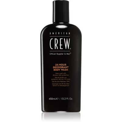 American Crew Body 24-Hour Deodorant Body Wash Gel de dus cu efect de deodorante 24 de ore 450 ml