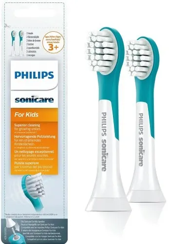 Capete de rezervă pentru periuța pentru copiiPhilips Sonicare - HX6032/90 3+, 2 buc., albastru