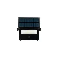 Proiector solar, LED SMD, temperatura culoare 4500K, 1600lm, senzor amurg, panou solar 5V, carcasa ABS/sticla
